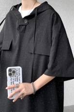 高品质高垂感星空短袖大码T恤宽松百搭DSA059-10041-P38控58，男装T恤，电商A059