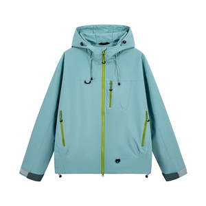 机能冲锋衣情侣外套登山服户外工装连帽小众运动夹克防风7870-P45图片
