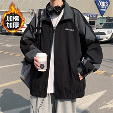wassuphappy冲锋衣外套男士春秋季2025新款潮流美式翻领休闲夹克，男装夹克，电商A001