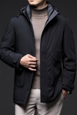 CD2209钱塘2020-2中青年男士连帽休闲羽绒服中长款宽松外套P250，男装羽绒服，钱塘207-2