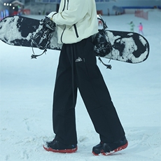 单板双板防水时尚男女银狐绒保暖保暖滑雪裤K1077J加绒-P75控108，男装棉衣，电商A001