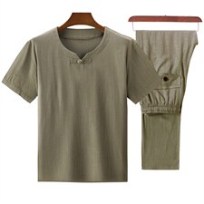 豆绿上衣＋豆绿长裤