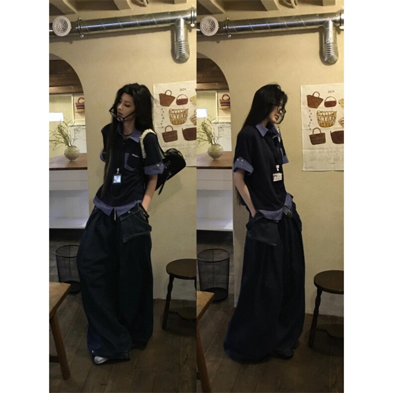 【有货】BK905CC-特P38假两件拼接polo衫短袖T恤男女,男装T恤,星座1007（原301D）