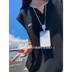 XZ809A/SSS10/P35/控48肌理感腊小狗绣花背心T恤，男装背心/马甲，星座809A(原222-1)