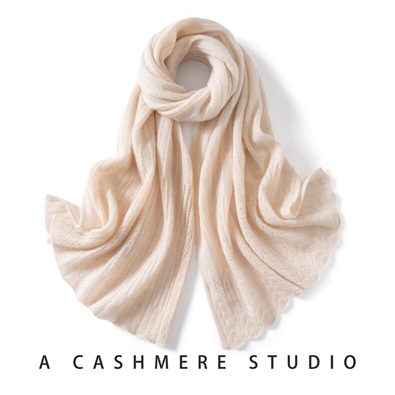 2025时尚百搭通勤简约休闲加厚围巾，围巾，思琳羊绒