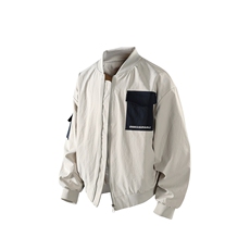 b228-j3145-p85撞色棉感棒球领夹克，男装夹克，电商A016 (原B228)