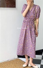 碎花连衣裙，女装连衣裙，浪漫E点