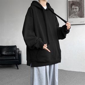 8XL-M加绒连帽卫衣加厚大码美式重磅硬挺上衣外套秋冬WY9101/P60图片