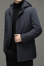 冬季中年鹅绒可脱卸帽羽绒服爸爸装托卸内胆外套DFLDY11002-P345，男装羽绒服，电商B212（原钱塘6029）