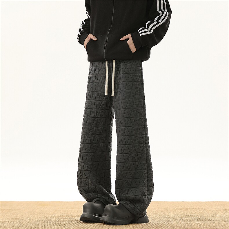 05冬季新款加棉加厚棉裤三角形压线宽松休闲裤XZ211-1-K2469-P75，男装棉裤，星座211-1