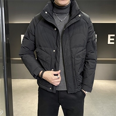 2025冬季男士新款羽绒服时尚立领百搭保暖羽绒服YR58155-P180，男装羽绒服，电商A413
