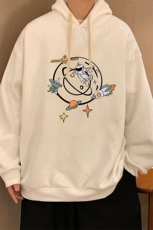 纯棉连帽卫衣男大码运动帽衫宽松薄WY2142-P35，男装卫衣，电商A040
