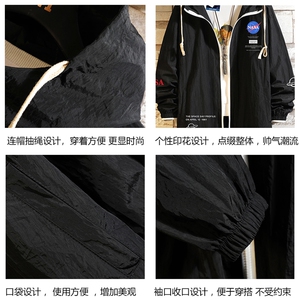 FS63243-P55 NASA薄款防晒衣男透气防紫外线钓鱼外套冰丝防晒服图片