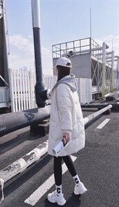 冬季新款 假两件羽绒服图片