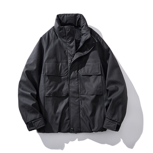 男士短款立领羽绒服  D213-BK806-P370图片