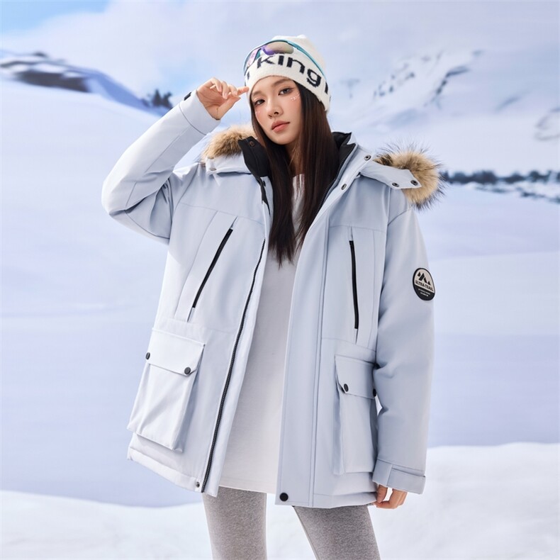 标90绒现货(有报告）情侣同款羽绒服C323-1-5701-P310图片
