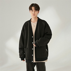M-6XL提花秋季新款大码针织开衫毛线卫衣XZ109-W02043-P55M-6XL，男装卫衣，星座109-1