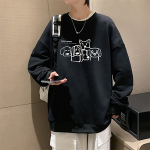 8XL圆领卫衣男超大码胖子肥佬大号长袖t恤S6404-P28图片
