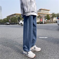 主推！四季新款牛仔裤宽松休闲男女长裤X715KZ012-P39控58，男装牛仔裤，星座715