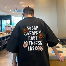 量大优供视频230g重磅纯棉短袖T恤男NT207-特P19控38，男装T恤，电商B367