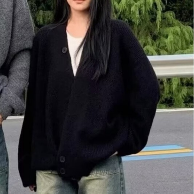 现货文艺秋季新款男女情侣美式宽松时尚毛衣装饰百搭毛针织衫男装,男装针织衫/毛衣,星座302B
