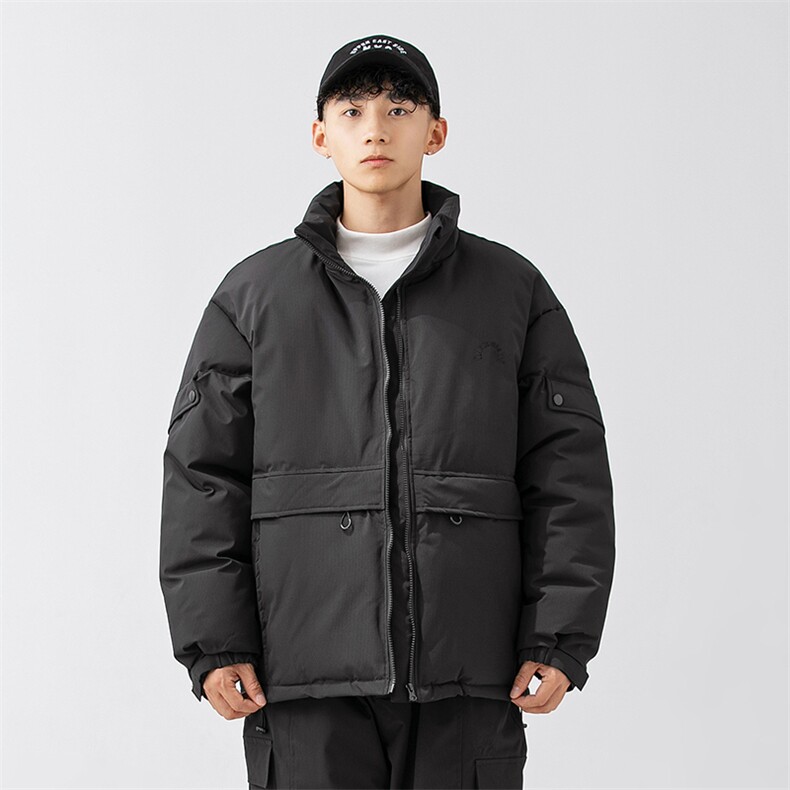 外27-2GANYOU日系纯色大口袋加厚棉服（套装K02）MY02-P195,男装棉衣,新杭派外27-2