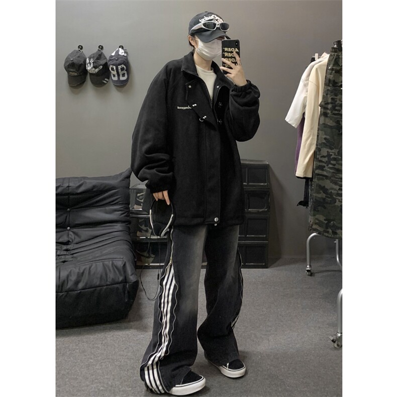 重磅！麂皮绒复合夹克飞机扣外套CP43-特P60控价：108,男装夹克,电商B371