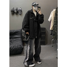 重磅！麂皮绒复合夹克飞机扣外套CP43-特P60控价：108，男装夹克，电商B371