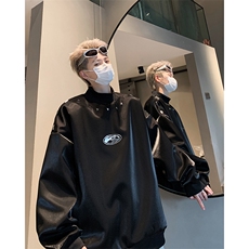美式半高领长袖卫衣男2025秋季宽松休闲外套XZ514-2-24228-P78，女装短外套，星座514-2(原B239)