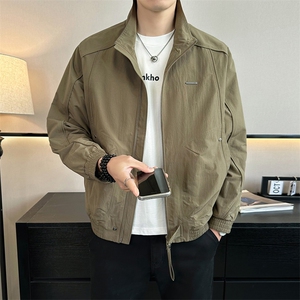 2026店主风春季立领休闲简约时尚潮流棒球服夹克外套男969-P90图片