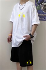 新款帅气2021潮流T恤男韩版时尚一套短袖潮流套装A161-2-TZ09-P50，男装休闲套装，电商A161-2