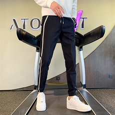 秋冬加绒休闲裤男士保暖修身小脚裤休闲长裤潮901K17P45加绒55，男装棉衣，星座901