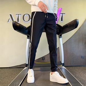 秋冬加绒休闲裤 男士保暖修身小脚裤休闲长裤潮901K17P45加绒55图片