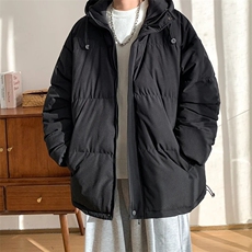 棉服男女士韩版潮流宽松百搭连帽2024冬季ins棉衣外套MF250-P79，男装棉衣，星座412-3