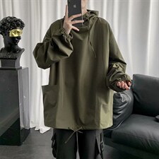2020暗黑系工装套头连帽夹克帽衫卫衣港风1008-2-W120-P35加绒45，男装夹克，星座1008-2