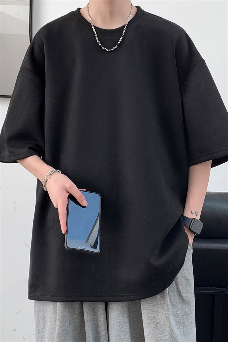 麂皮绒短袖t恤男大码半袖男JD82099-P25,男装T恤,电商A040