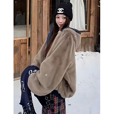 美式复古座山雕短款连帽毛领棉服女冬派克服棉衣外套M9922，男装棉衣，星座1116A（原606A-3）