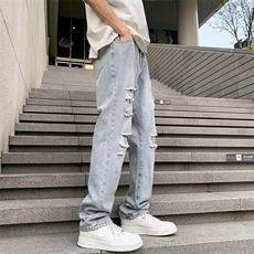 九分裤气质百搭男潮流新款时尚夏季牛仔裤青春流行中腰KK028-P45，男装牛仔裤，星座911-3