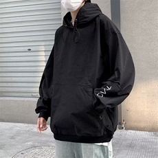 嘻哈美式连帽夹克男春秋ins潮牌防风冲锋衣宽松休闲外套W5290-P63，男装夹克，星座412