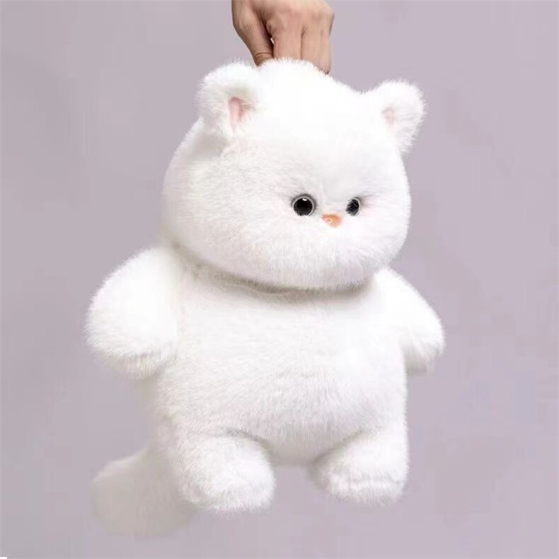 白猫，兰灵毛绒玩具