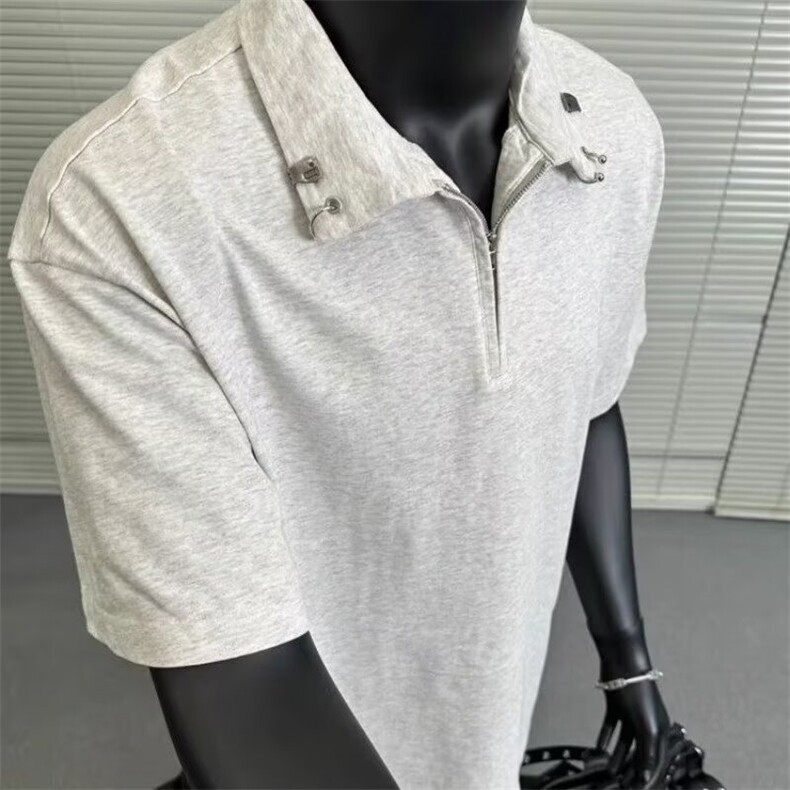 短袖T恤男夏季男士商务黑色百搭polo衫翻领短袖SKA34-P37,男装T恤,星座208-5