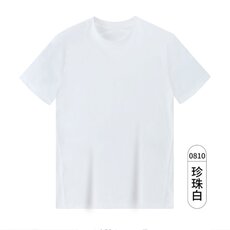 夏季男士圆领短袖T恤宽松休闲上衣简约百搭，男装T恤，牛米欧羽绒服工厂店