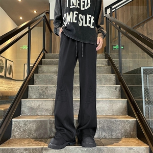 个性设计微喇西裤美式高街高个子微喇休闲西裤504-K212-特P30图片