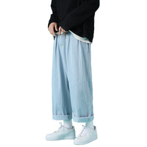 21年秋季港风牛仔裤中性风牛仔裤女高品质现货DS-A160-1-8028-P50，男装牛仔裤，电商C323-1