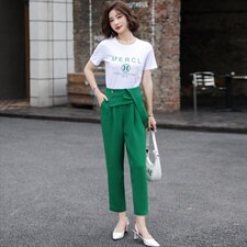 2021年夏季时尚两件套简约大气套装，女装套装/套裙，韩蜜菓