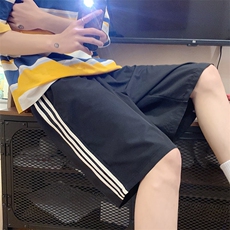 现货2025夏季港风直筒速干休闲裤男运动短裤D201-DM40-P25，男装牛仔裤，电商D321-1