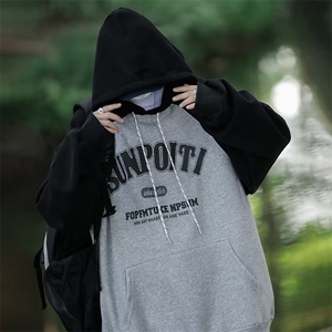 卫衣男款秋季美式复古学院风外套潮 A21 P40图片