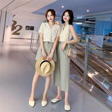 时尚潮流舒适气质套装/套裙休闲2022年夏季个性优雅，女装套装/套裙，辉之琳