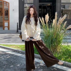 新款50绒拼貂毛工艺面料羽绒服5580-P265-K398图片