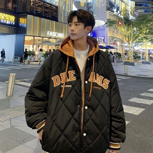假两件棉服男士2023年新款青少年加厚棉衣服冬装外套M0791-P108图片